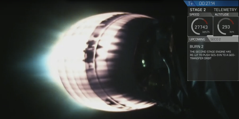 Illustration for article titled El Falcon 9 de SpaceX vuelve a estrellarse al intentar aterrizar sobre una barcaza